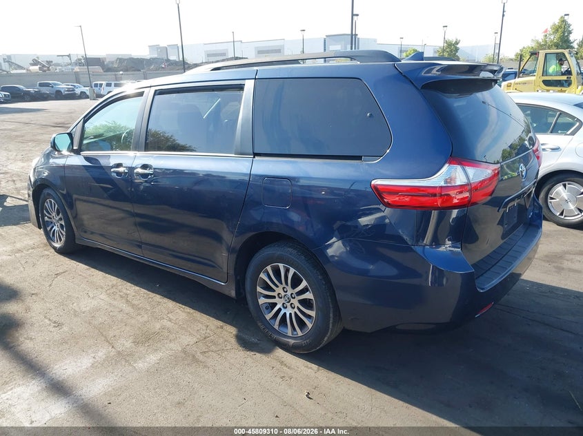 Vin: 5tdyz3dc8ks995352, lot: 46308156, toyota sienna xle 8 passenger 20193