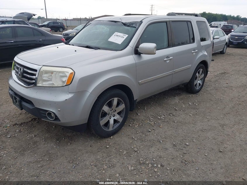 Vin: 5fnyf4h90fb016222, lot: 46308171, honda pilot touring 20152
