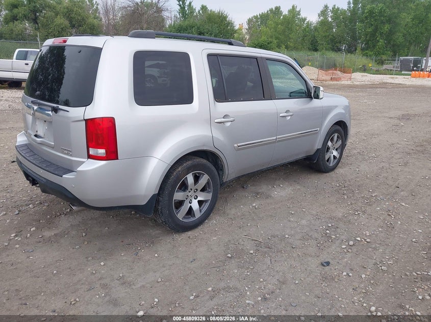 Vin: 5fnyf4h90fb016222, lot: 46308171, honda pilot touring 20154