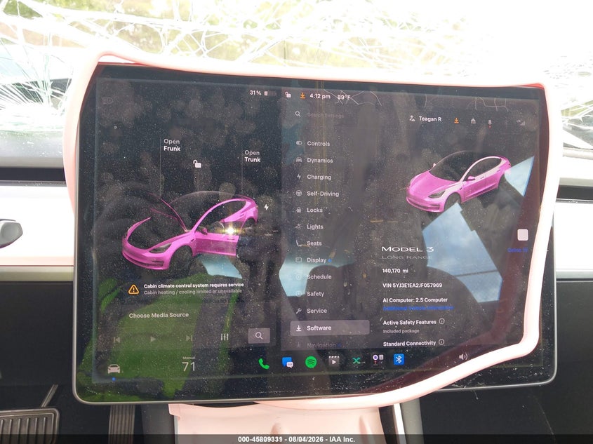 2018 TESLA MODEL 3 auction photo 7
