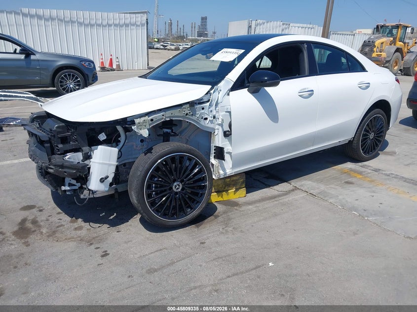 Vin: w1k5j4gb1sn497301, lot: 46308181, mercedes-benz cla 250 coupe 20252