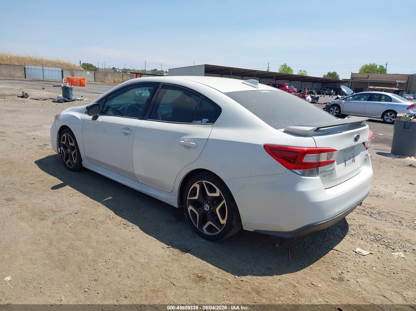 Vin: 4s3gkal68h3600239, lot: 46308185, subaru impreza 2.0i sport 20173