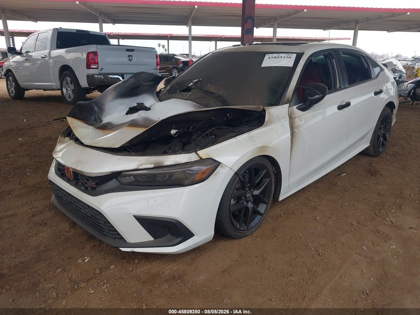 Vin: 2hgfe1e54rh472282, lot: 46308196, honda civic si sedan 20242