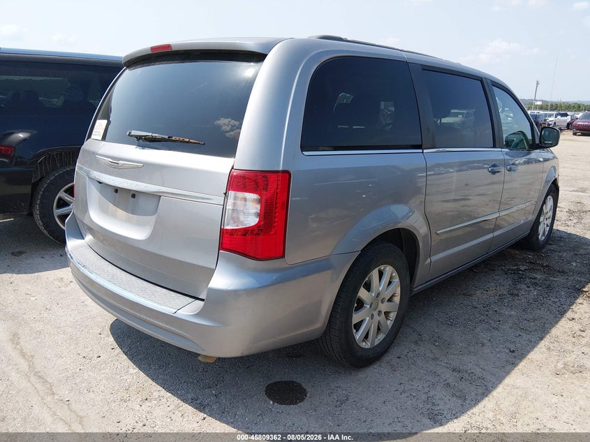 Vin: 2c4rc1bg2dr711970, lot: 46308208, chrysler town & country touring 20134