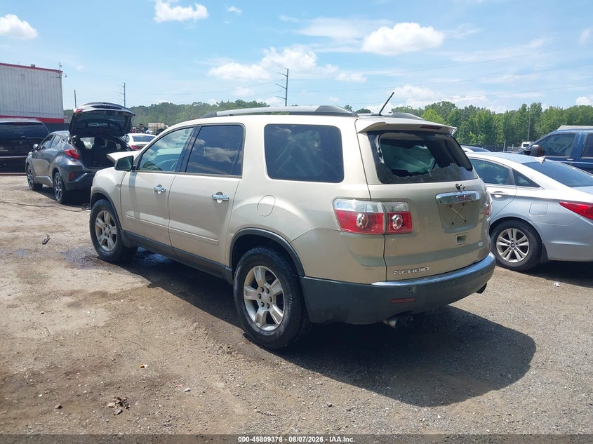 Vin: 1gkkrped0cj269038, lot: 46308224, gmc acadia sle 20123