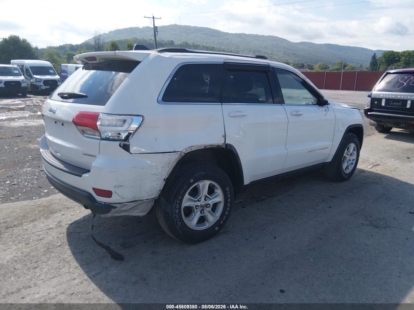 Vin: 1c4rjfagxfc636645, lot: 46308226, jeep grand cherokee laredo 20154
