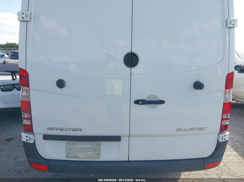2016 MERCEDES-BENZ SPRINTER VAN 2.1L I-4 DI, DOHC, VVT, TURBO, 161HP