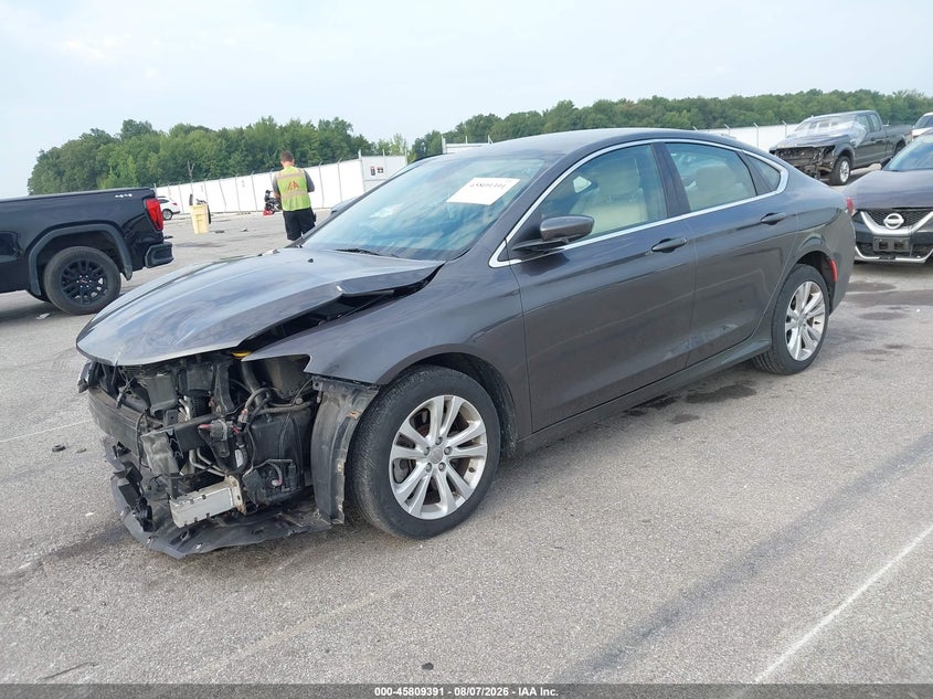 Vin: 1c3cccag6gn186971, lot: 46308237, chrysler 200 limited platinum 20162