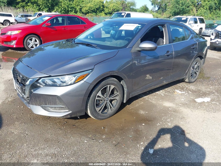 Vin: 3n1ab8cv2py250945, lot: 46308246, nissan sentra sv xtronic cvt 20232