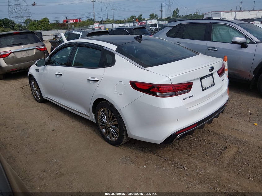 Vin: 5xxgv4l23gg087325, lot: 46308251, kia optima sxl turbo 20163