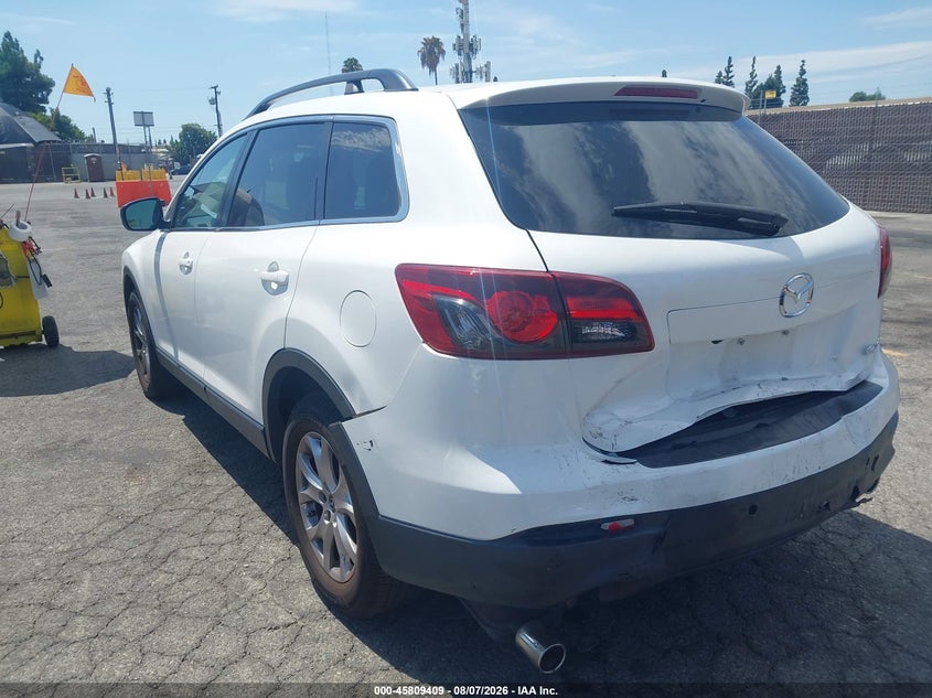 Vin: jm3tb2cv6e0444072, lot: 46308255, mazda cx-9 touring 20143
