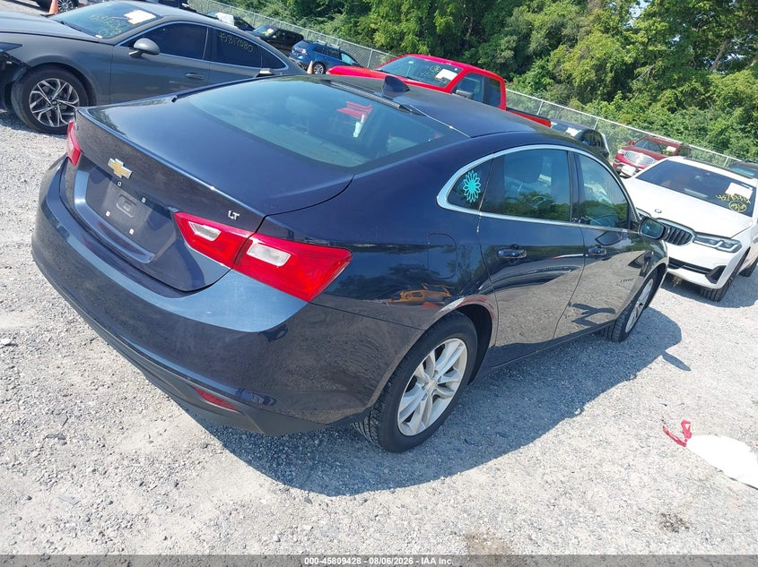 Vin: 1g1ze5st1gf305360, lot: 46308274, chevrolet malibu 1lt 20164