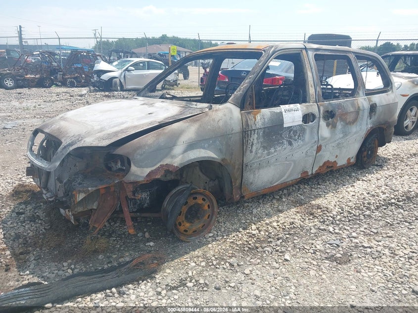 2005 Kia Sedona, Total Burn, IAAI, VIN KNDUP131256649567 — photo 2