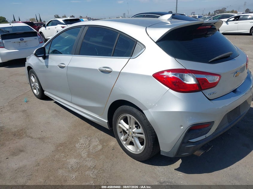 Vin: 3g1be6sm6hs576332, lot: 46308306, chevrolet cruze lt auto 20173