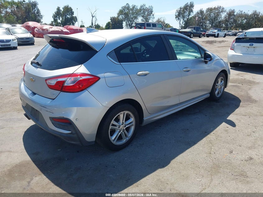 Vin: 3g1be6sm6hs576332, lot: 46308306, chevrolet cruze lt auto 20174