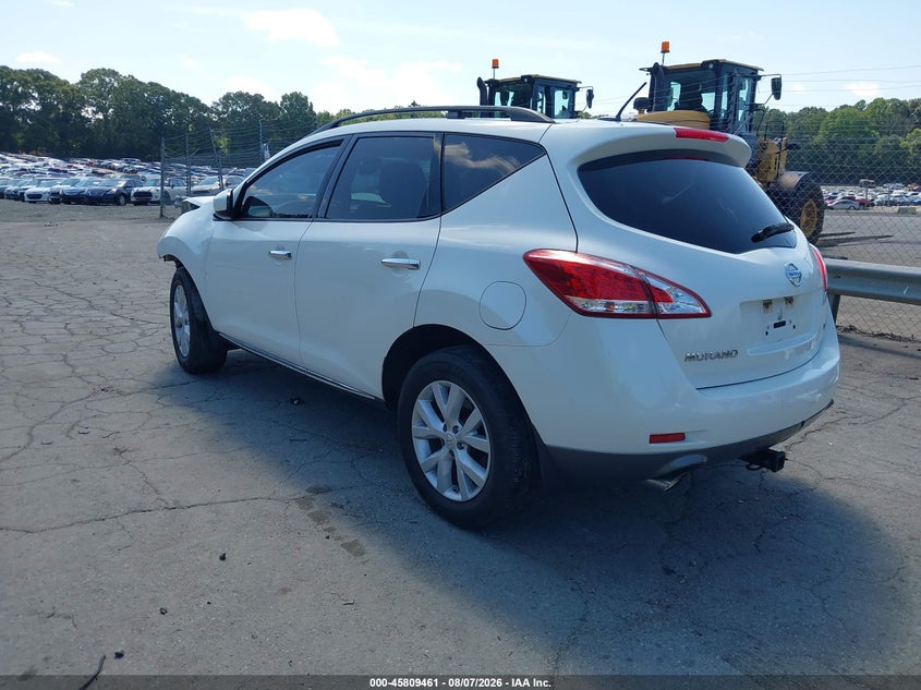 Vin: jn8az1mu0ew411274, lot: 46308307, nissan murano sl 20143