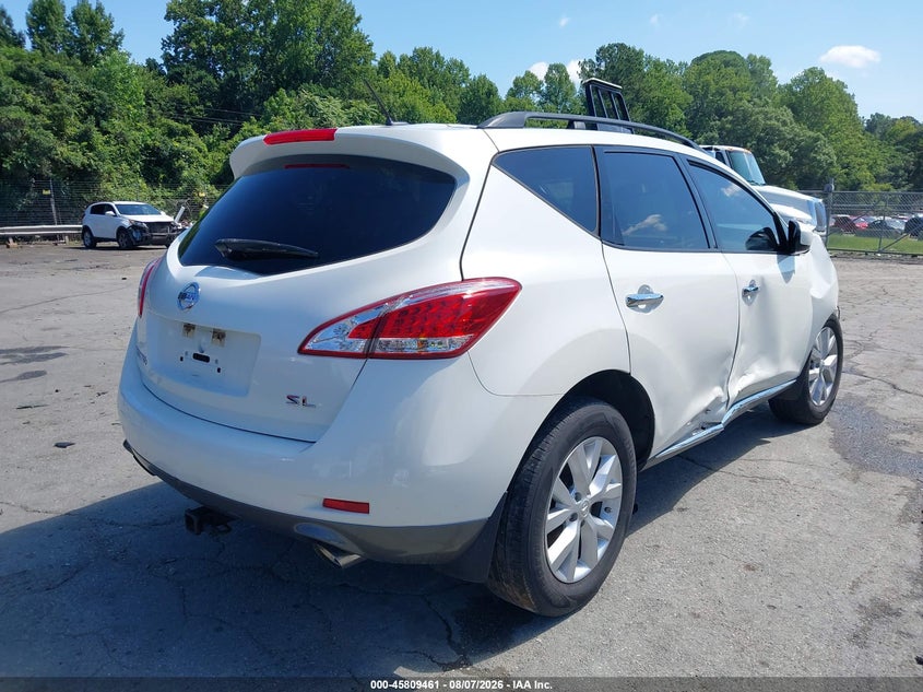 Vin: jn8az1mu0ew411274, lot: 46308307, nissan murano sl 20144