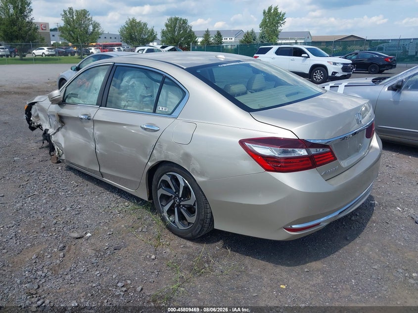 Vin: 1hgcr2f82ga035589, lot: 46308315, honda accord ex-l 20163
