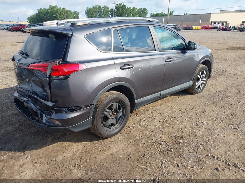 Vin: 2t3bfrev1hw592113, lot: 46308317, toyota rav4 le 20174