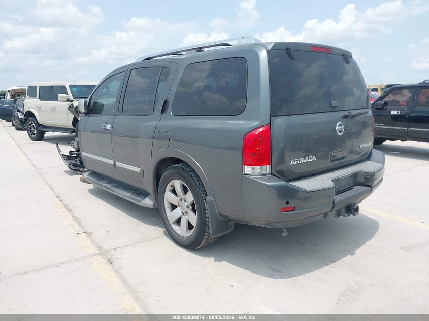 Vin: 5n1ba0nd7an620751, lot: 46308320, nissan armada titanium 20103