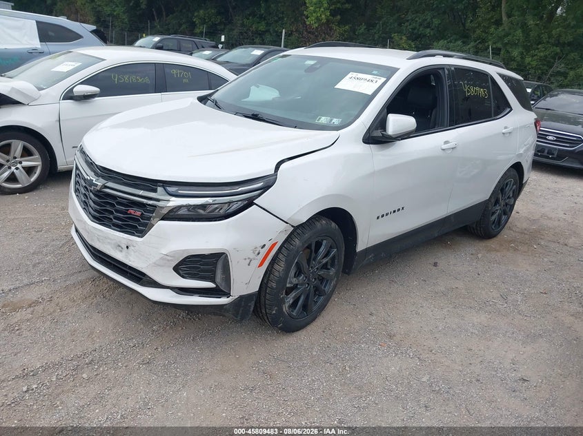 Vin: 3gnaxwev3ns200465, lot: 46308329, chevrolet equinox awd rs 20222