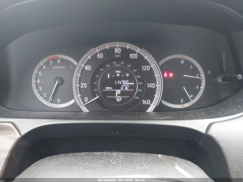 2016 HONDA ACCORD auction photo 7