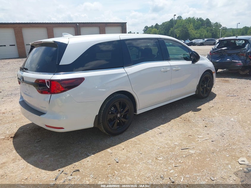 Vin: 5fnrl6h98pb047194, lot: 46308354, honda odyssey elite 20234