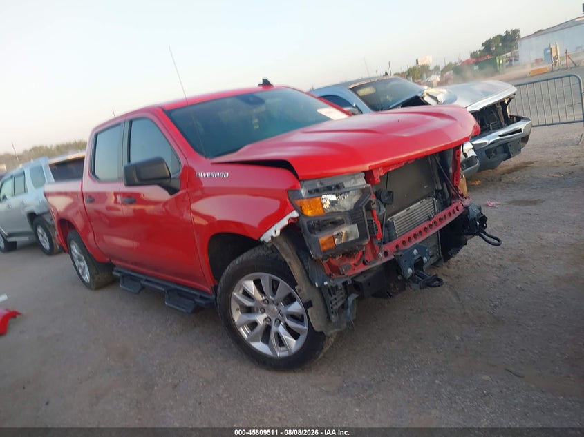 Vin: 1gcpdbek9pz100192, lot: 46308357, chevrolet silverado 1500 4wd  short bed custom 2023 img_1