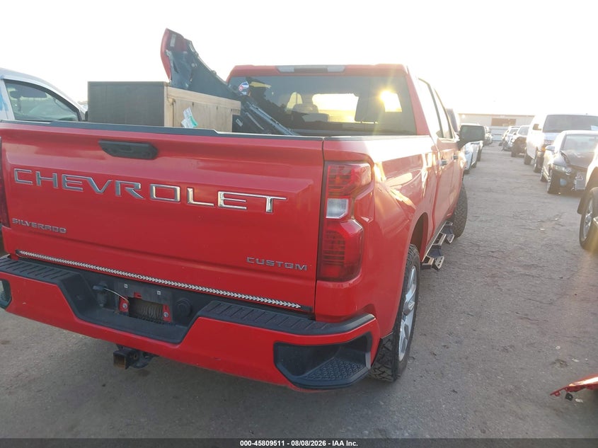 Vin: 1gcpdbek9pz100192, lot: 46308357, chevrolet silverado 1500 4wd  short bed custom 20234
