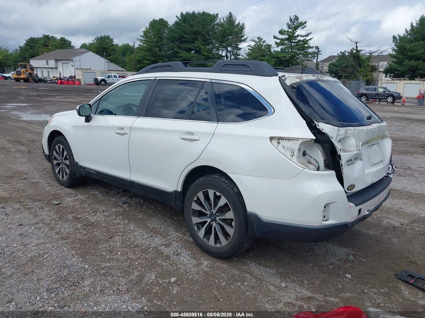 Vin: 4s4bsakcxh3329360, lot: 46308362, subaru outback 2.5i limited 20173