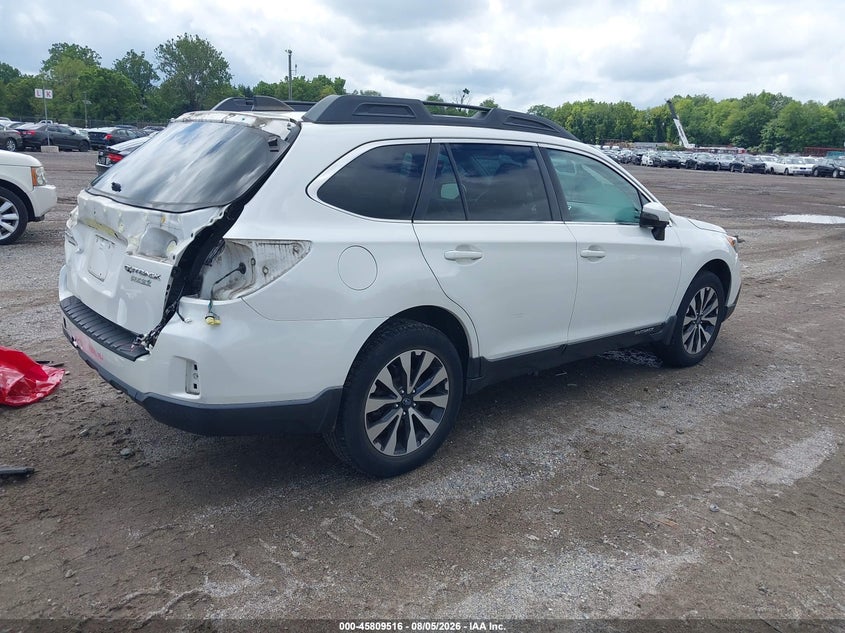 Vin: 4s4bsakcxh3329360, lot: 46308362, subaru outback 2.5i limited 20174
