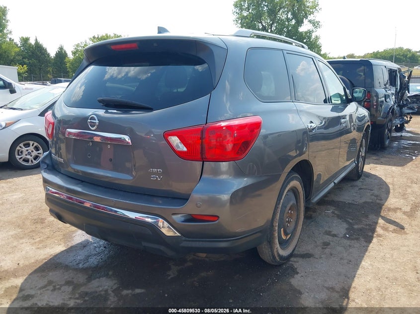 Vin: 5n1dr2mmxkc588051, lot: 46308376, nissan pathfinder sv 20194