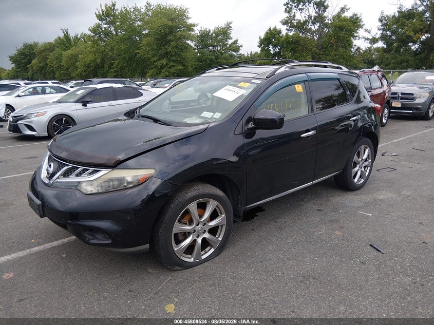 Vin: jn8az1mw2cw208742, lot: 46308380, nissan murano le 20122