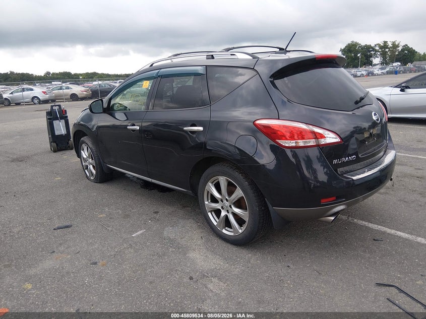 Vin: jn8az1mw2cw208742, lot: 46308380, nissan murano le 20123