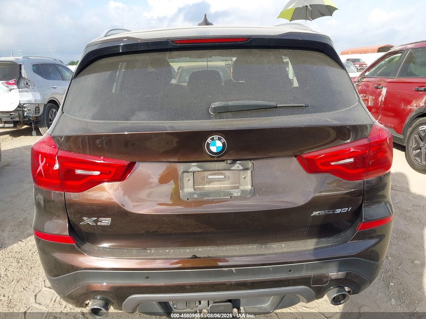 BMW X3 2019 VIN 5UXTR9C50KLE12534