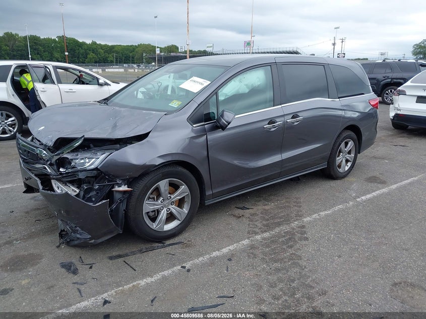 Vin: 5fnrl6h56kb059270, lot: 46308432, honda odyssey ex 20192