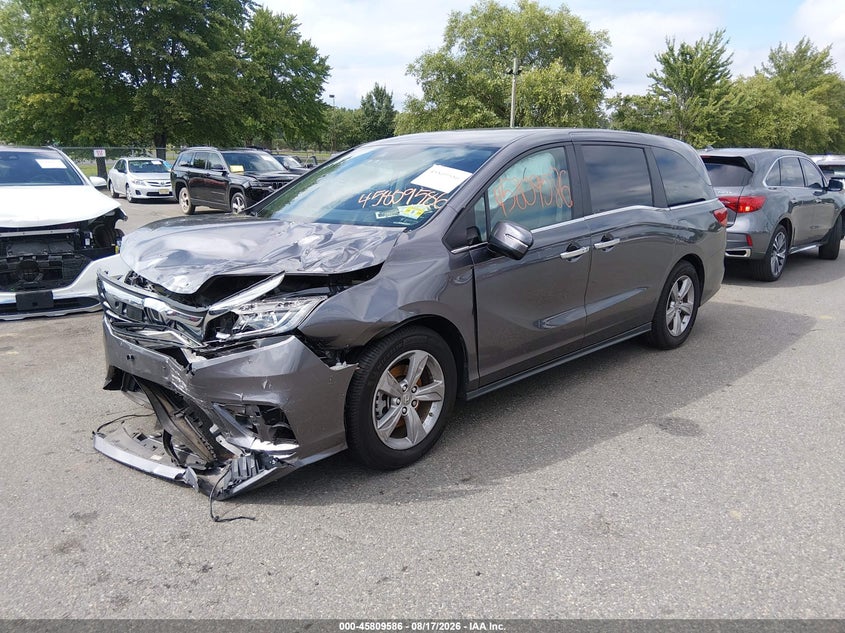 Vin: 5fnrl6h56kb059270, lot: 46308432, honda odyssey ex 20192
