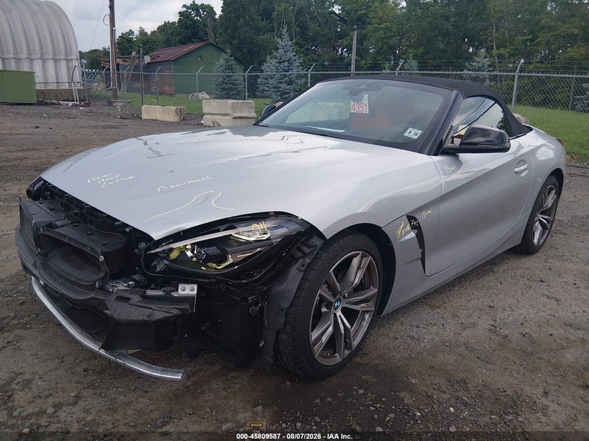 Vin: wbahf3c03mwx30936, lot: 46308433, bmw z4 sdrive30i 20212