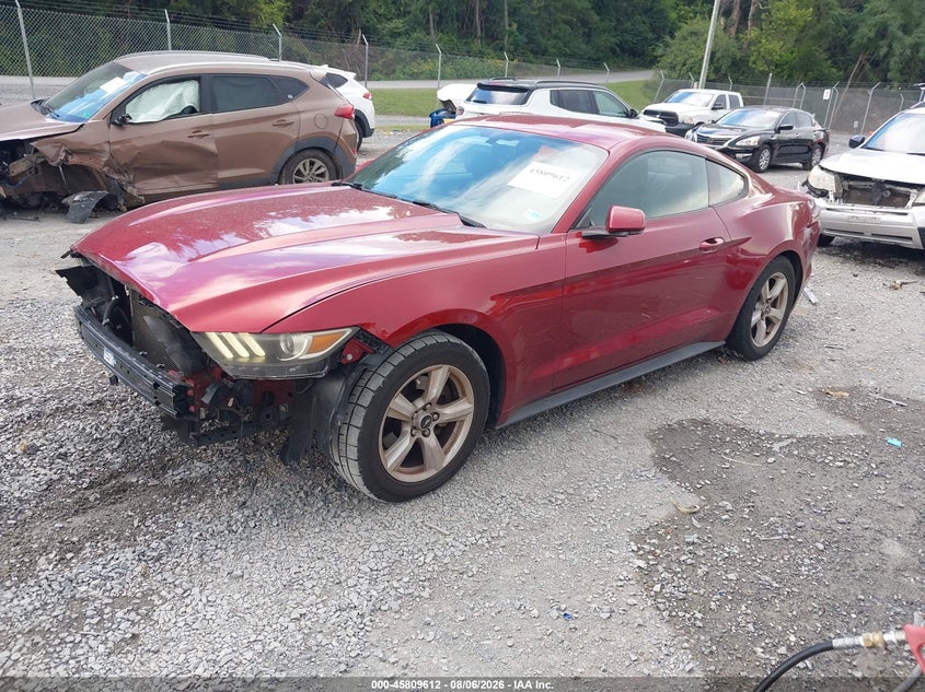 Vin: 1fa6p8am2g5201505, lot: 46308458, ford mustang v6 20162