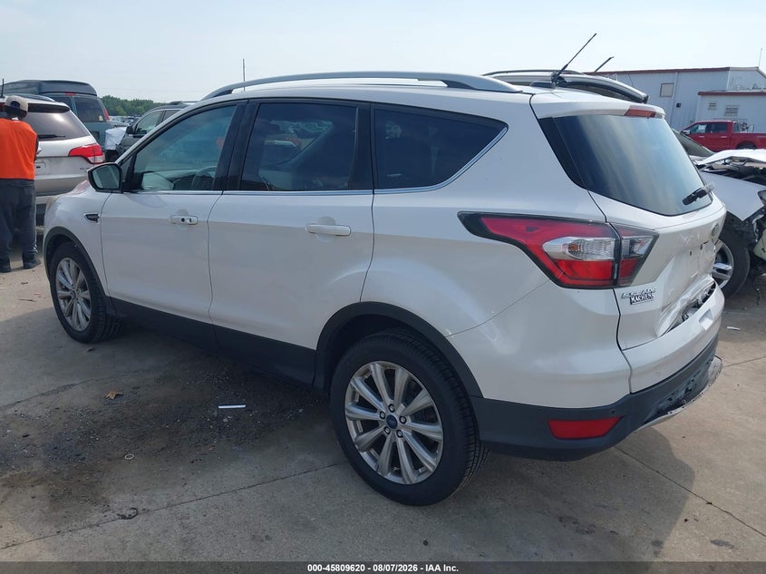 Vin: 1fmcu0j92hub31395, lot: 46308466, ford escape titanium 20173