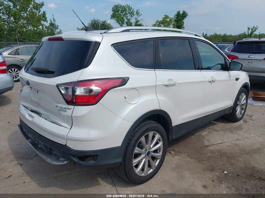 Vin: 1fmcu0j92hub31395, lot: 46308466, ford escape titanium 20174