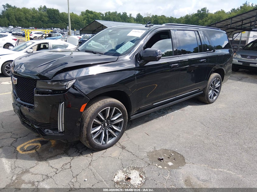 Vin: 1gys4pkl4mr205782, lot: 46308475, cadillac escalade esv 4wd sport 20212
