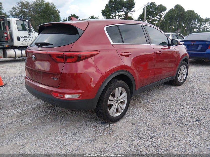 Vin: kndpmcac1h7218593, lot: 46308516, kia sportage lx 20174