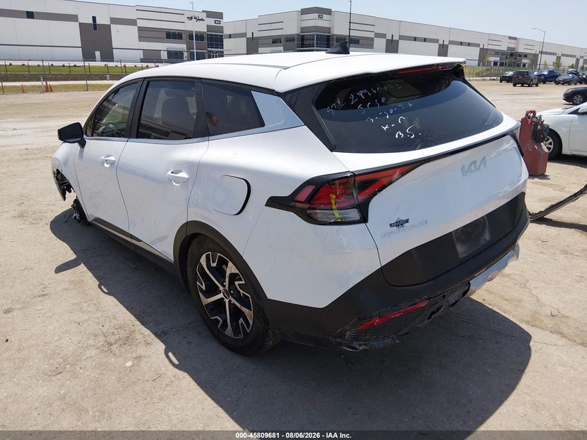 Vin: 5xyk33df1sg306296, lot: 46308527, kia sportage ex 20253