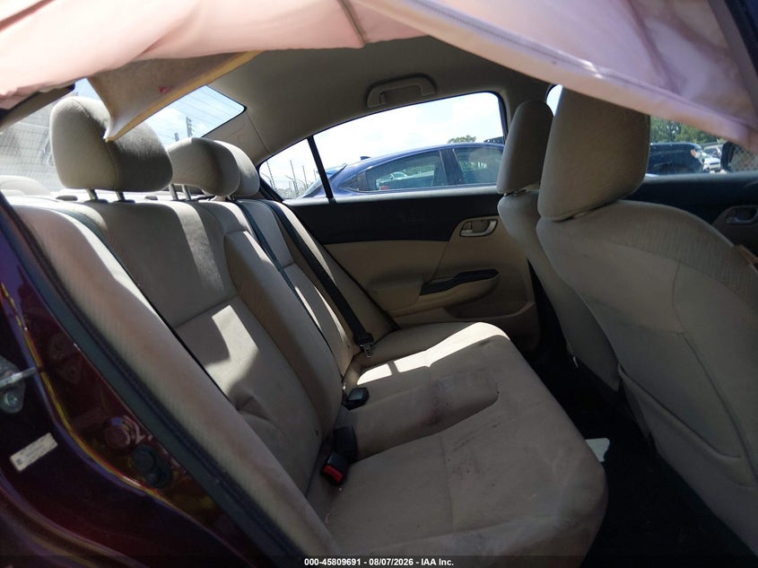 2013 HONDA CIVIC auction photo 8