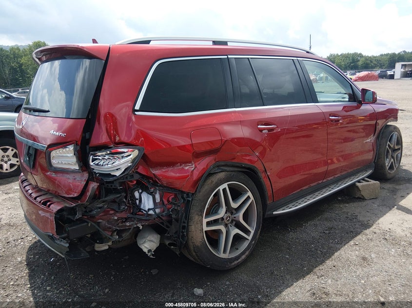 Vin: 4jgdf7de8kb224358, lot: 46308551, mercedes-benz gls 550 4matic 20194