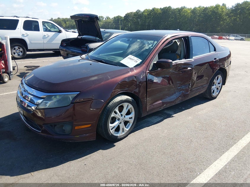 Vin: 3fahp0ha7cr141301, lot: 46308566, ford fusion se 20122