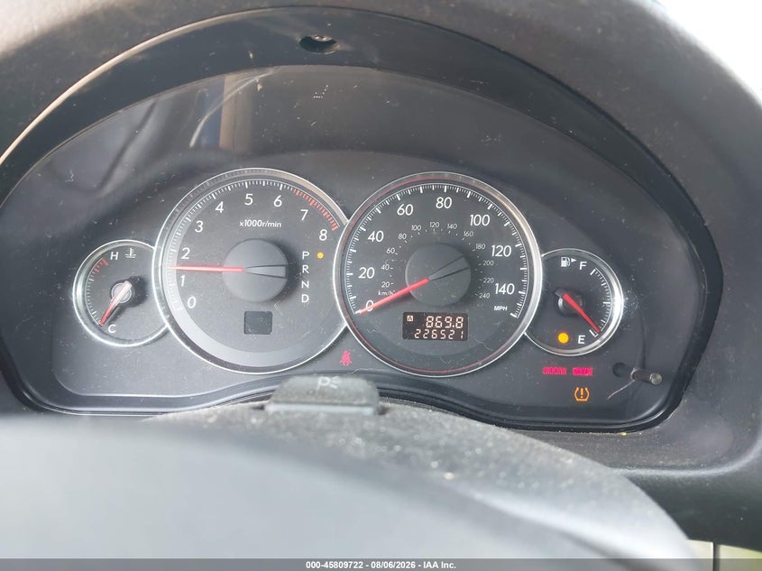 2008 SUBARU OUTBACK auction photo 7