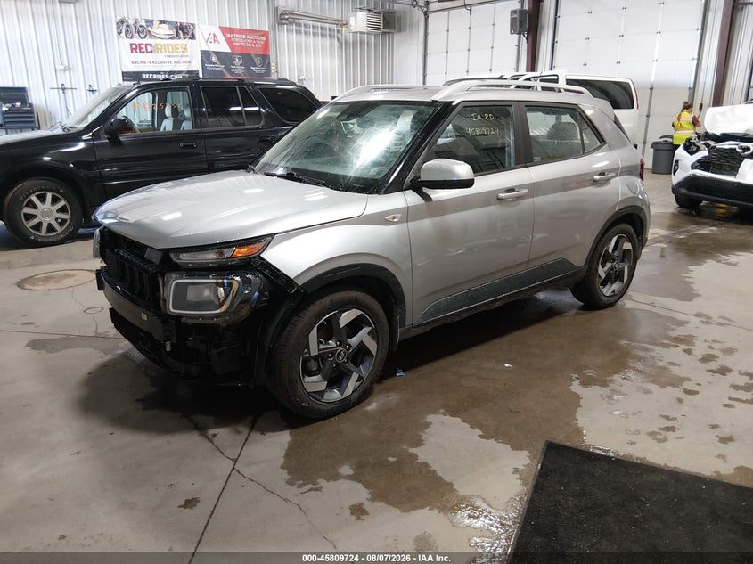Vin: kmhrc8a32pu266849, lot: 46308570, hyundai venue sel 20232