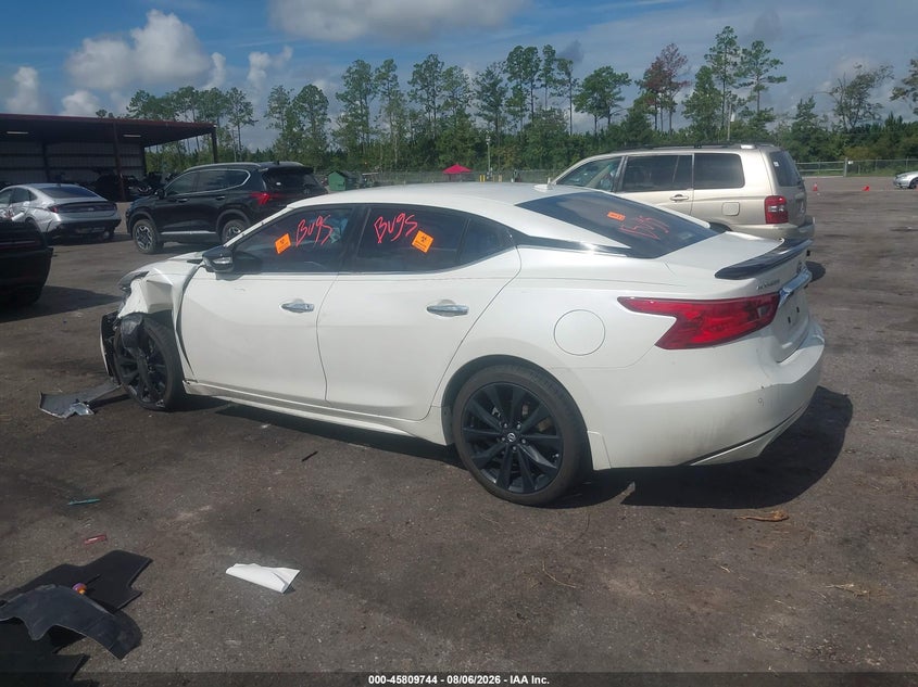 Vin: 1n4aa6apxgc379149, lot: 46308590, nissan maxima 3.5 sv 20163